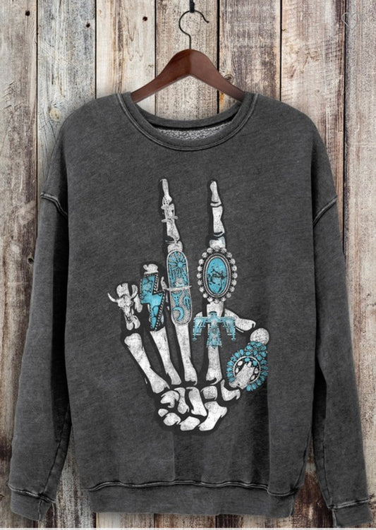 Turquoise Everthing Sweatshirt