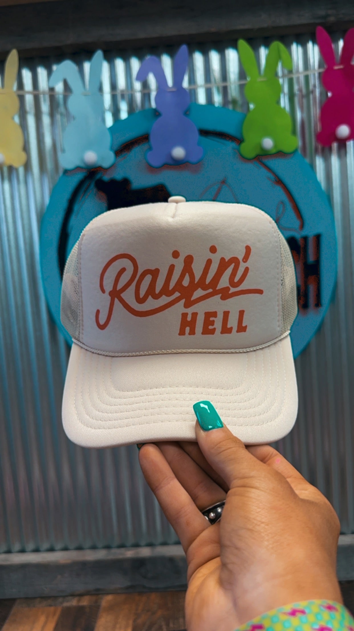 Raisin Hell Trucker hat