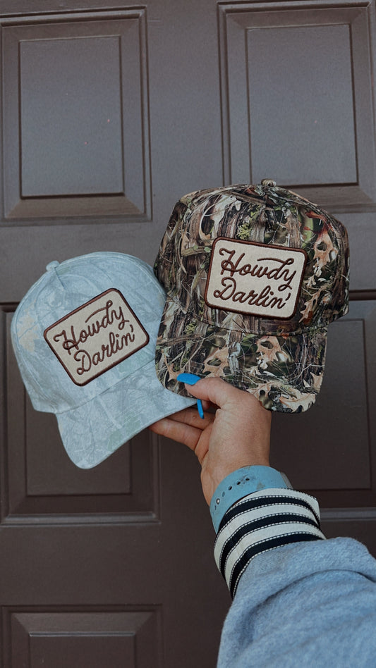 Howdy Darlin Camo Trucker Hat